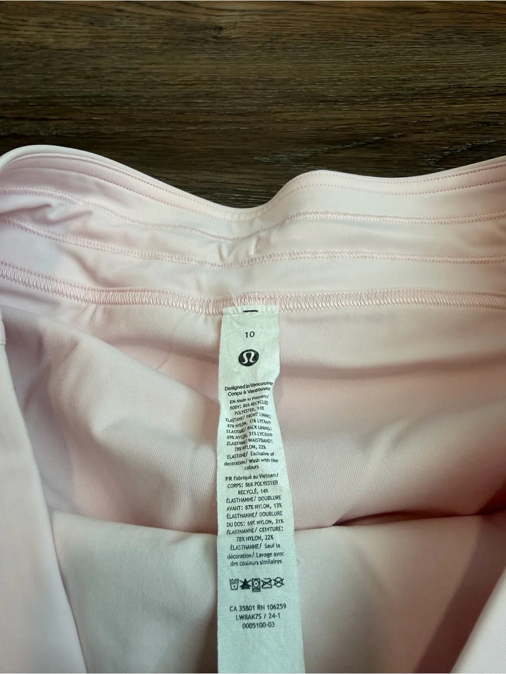 Lululemon Lightweight High-Rise Tennis Skirt Pink Haze Size 10 Active Workout
